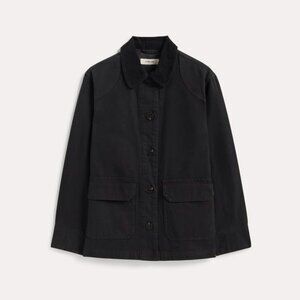 Everlane Women's Barn Jacket in Black, Size Extra Small, Cotton